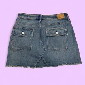 Aeo mini denim skirt with